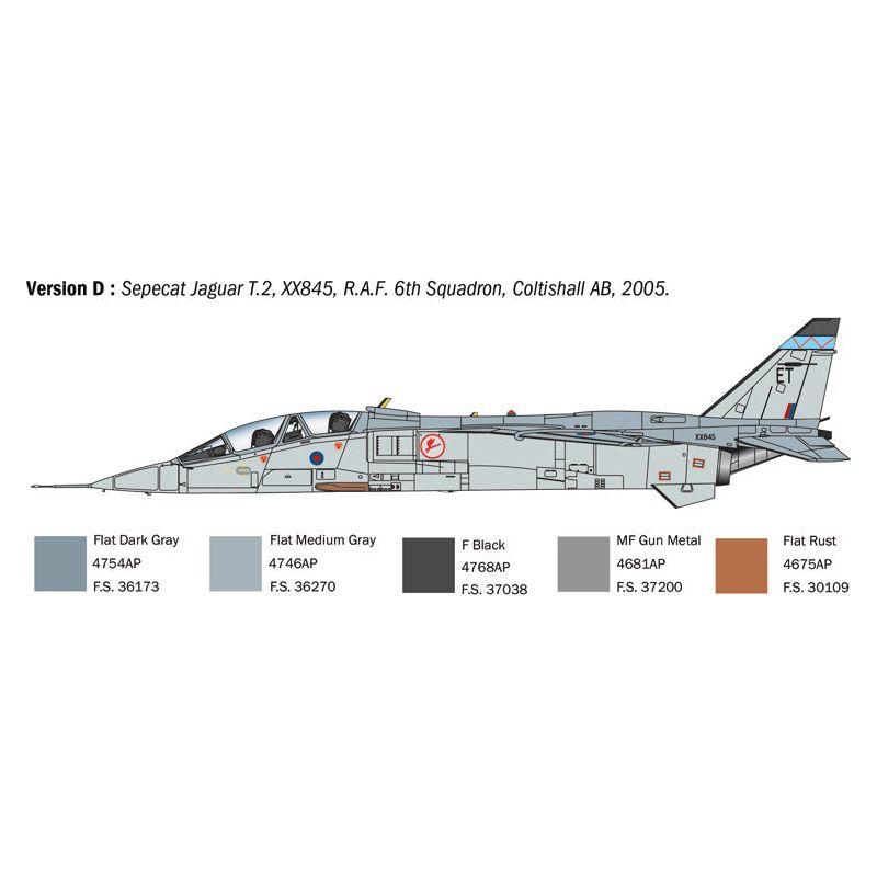 ITALERI 1/72 Jaguar T.2 R.A.F. Trainer