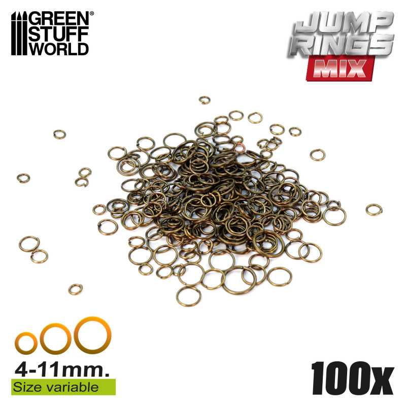 GREEN STUFF WORLD Jumplink Rings Mix