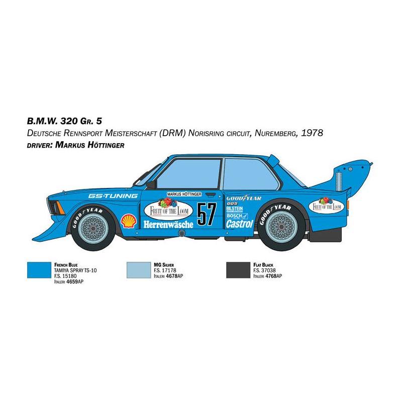 ITALERI 1/24 BMW 320 Group 5