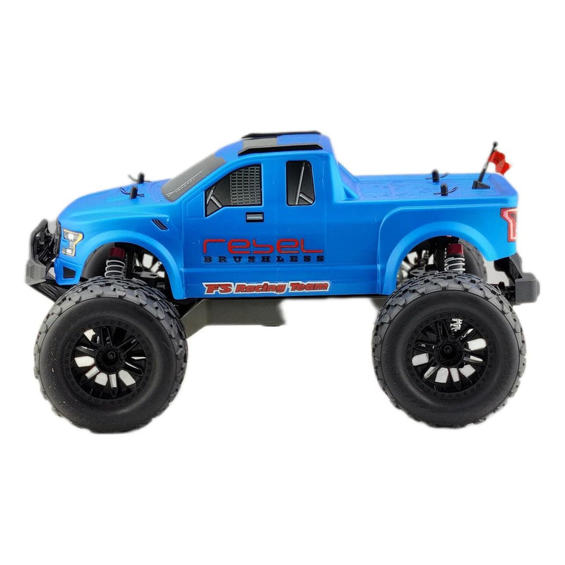 FS RACING Rebel Monster Truck 4x4 Brushed RTR 1/10 Blue