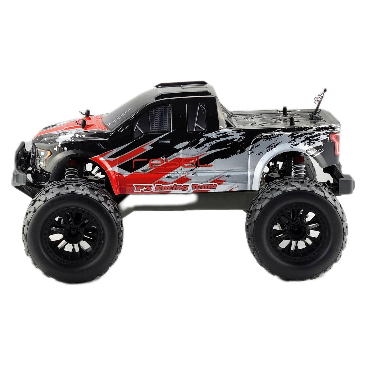 FS RACING Rebel Monster Truck 4x4 Brushed RTR 1/10 Red