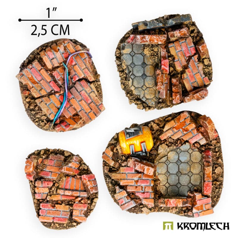 KROMLECH Large Old Town Ruins Basing Kit (4)