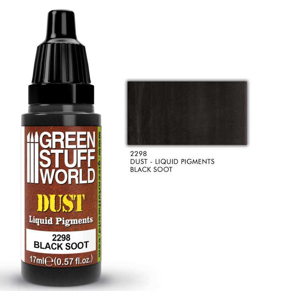 GREEN STUFF WORLD Liquid Pigments Black Soot 17ml