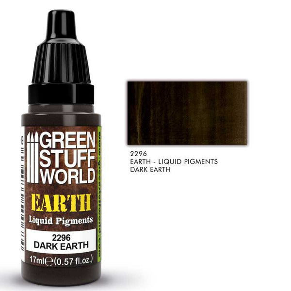 GREEN STUFF WORLD Liquid Pigments Dark Earth 17ml