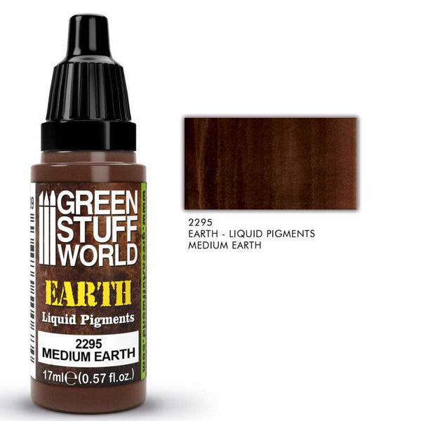 GREEN STUFF WORLD Liquid Pigments Medium Earth 17ml