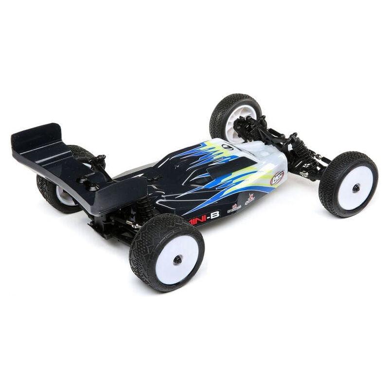 LOSI Mini-B 1/16 2wd Buggy RTR, Black, LOS01016T2