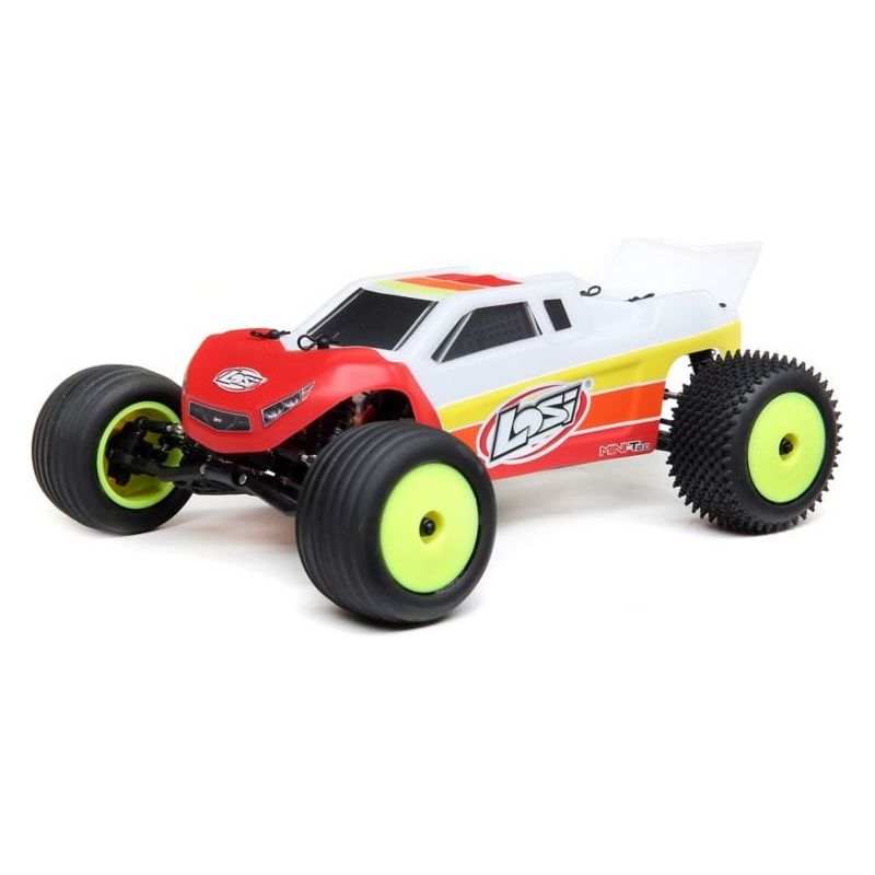 LOSI Mini T 2.0 Brushless RTR 1/18 2wd Stadium Truck, Red