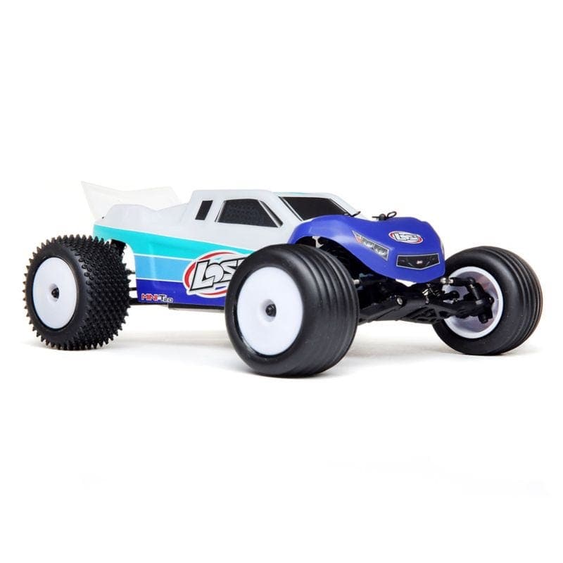 Losi Mini T 2.0 Brushless RTR 1/18 2wd Stadium Truck, Blue, LOS01019T2