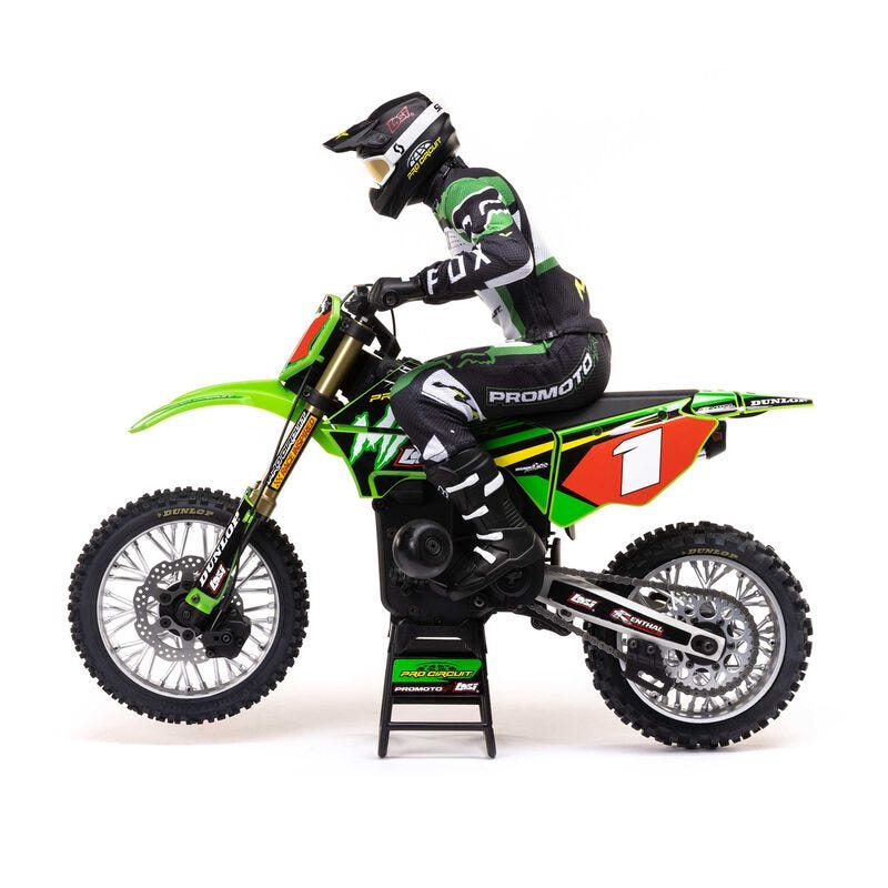 LOSI Promoto-MX 1/4 Motorcycle RTR Combo with Battery and Charger, Pro Circuit Scheme, LOS06002