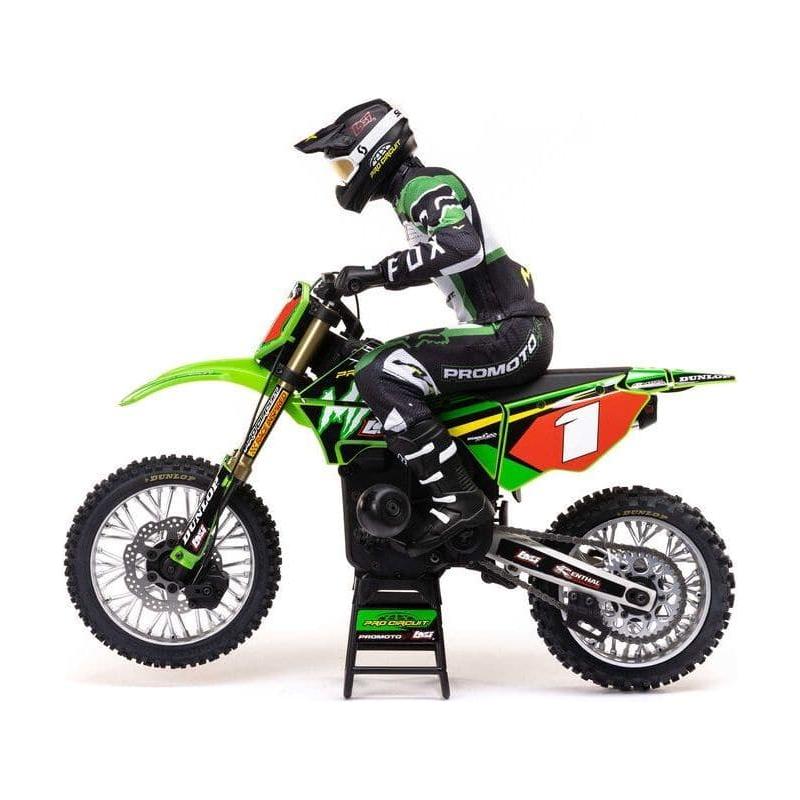 LOSI Promoto-MX 1/4 Motorcycle RTR Combo with Battery and Charger, Pro Circuit Scheme, LOS06002