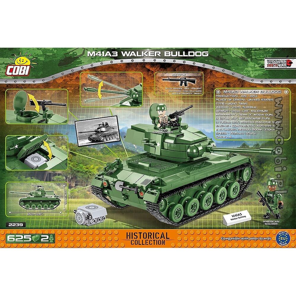 COBI Vietnam War - Walker Bulldog M41A3 (625 Pieces)