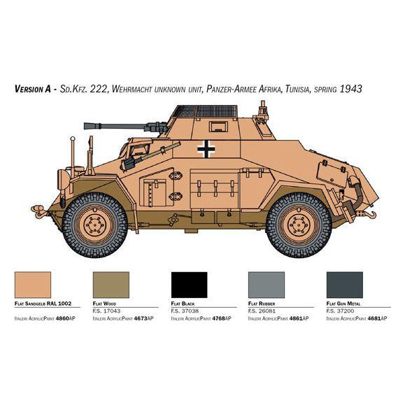 ITALERI 1/56 Sd. Kfz. 222/223