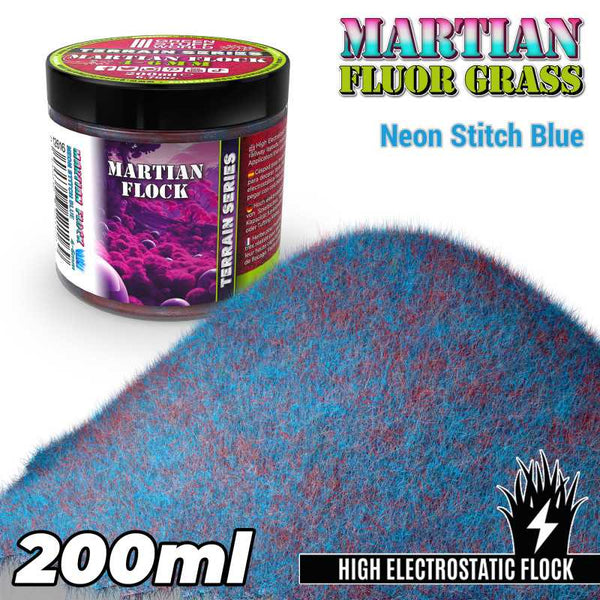 GREEN STUFF WORLD Martian Fluor Grass Neon Stitch Blue 200ml
