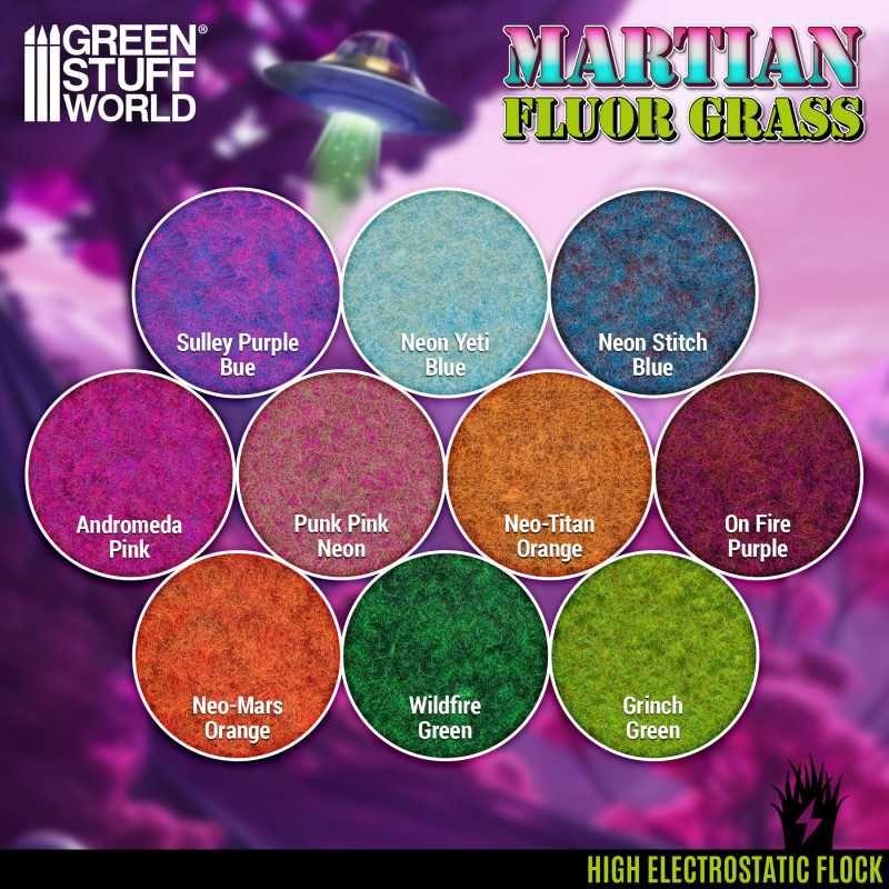 GREEN STUFF WORLD Martian Fluor Grass Neon Stitch Blue 200ml