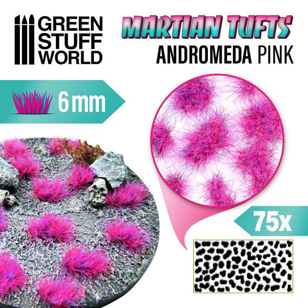 GREEN STUFF WORLD Martian Fluor Tufts Andromeda Pink