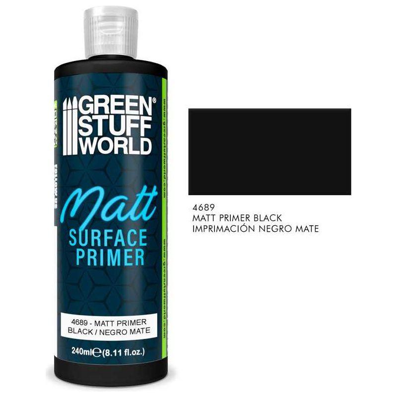 GREEN STUFF WORLD Matt Surface Primer 240ml - Black