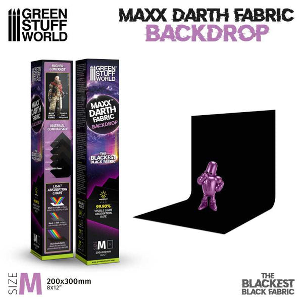 GREEN STUFF WORLD Maxx Darth Black - Photo Background 200 x 300mm