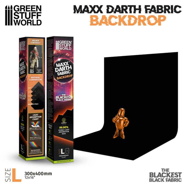 GREEN STUFF WORLD Maxx Darth Black - Photo Background 300 x 400mm