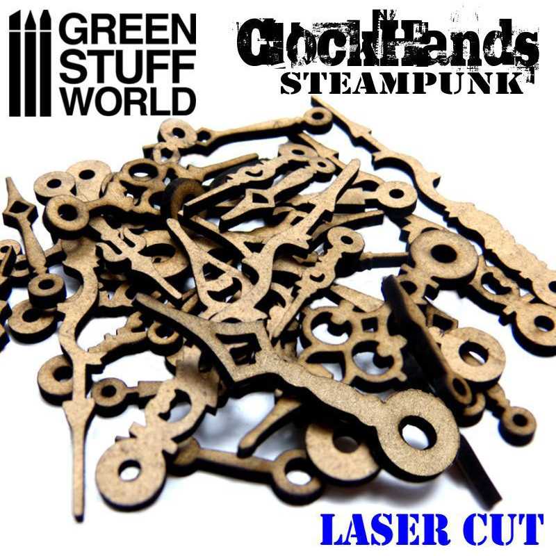 GREEN STUFF WORLD MDF Steampunk Clockhands