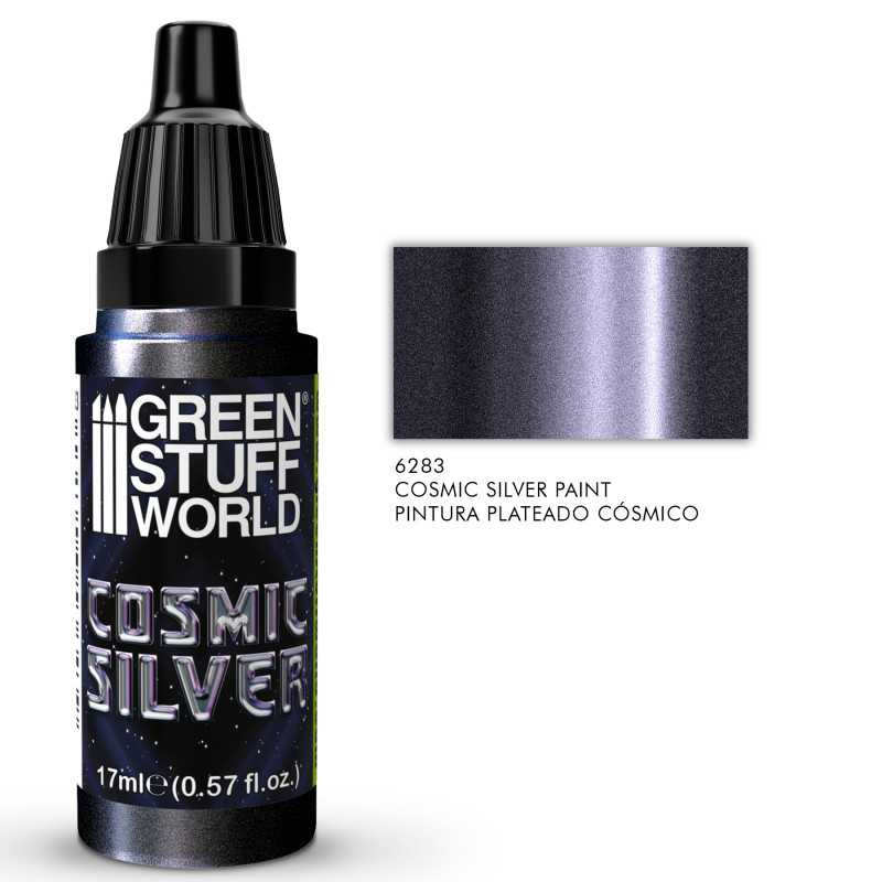 GREEN STUFF WORLD Metallic Paint Cosmic Silver