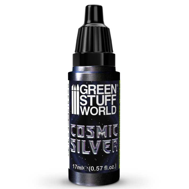 GREEN STUFF WORLD Metallic Paint Cosmic Silver