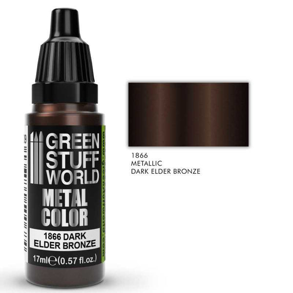 GREEN STUFF WORLD Metallic Paint Dark Elder Bronze 17ml