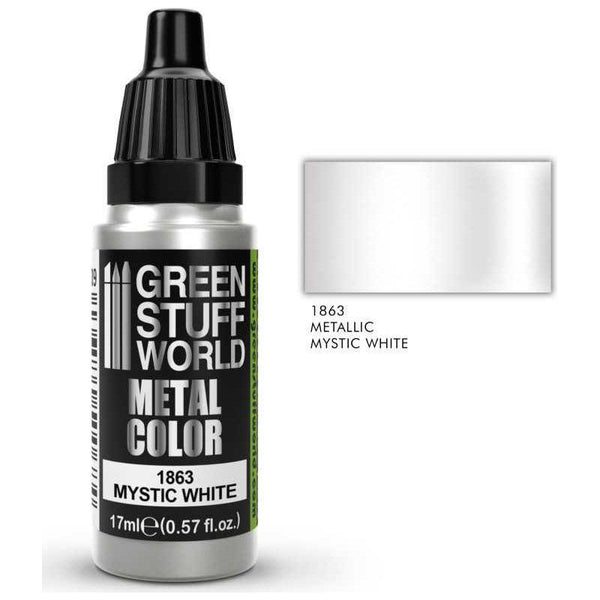 GREEN STUFF WORLD Metallic Paint Mystic White 17ml