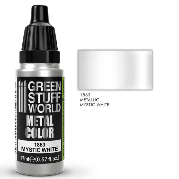 GREEN STUFF WORLD Metallic Paint Mystic White 17ml