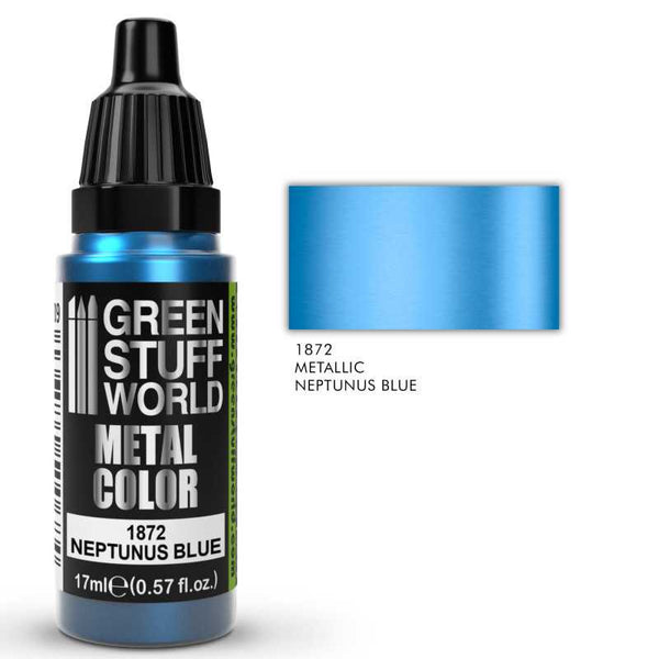 GREEN STUFF WORLD Metallic Paint Neptunus Blue 17ml
