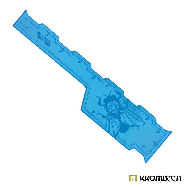 KROMLECH Morbid Battle Ruler 9 Inch - Blue