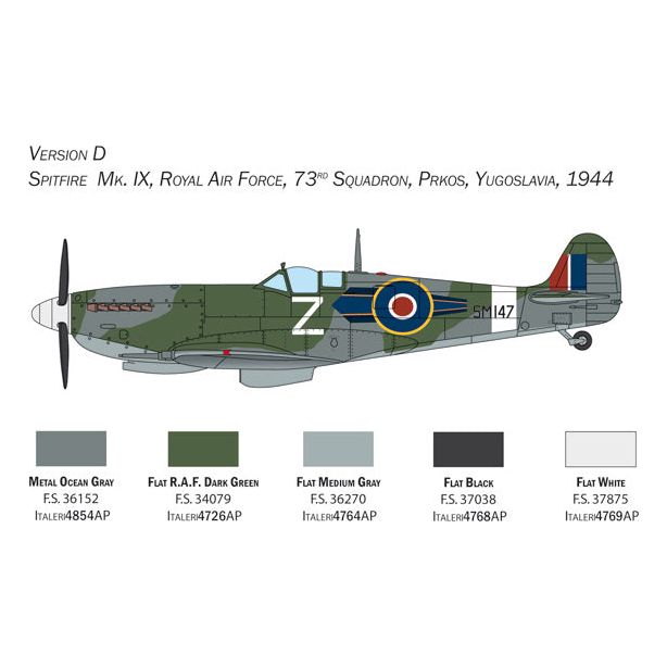 ITALERI 1/48 Spitfire Mk. IX