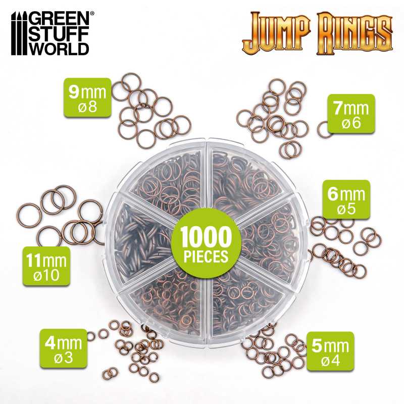 GREEN STUFF WORLD Open Jump Rings Box