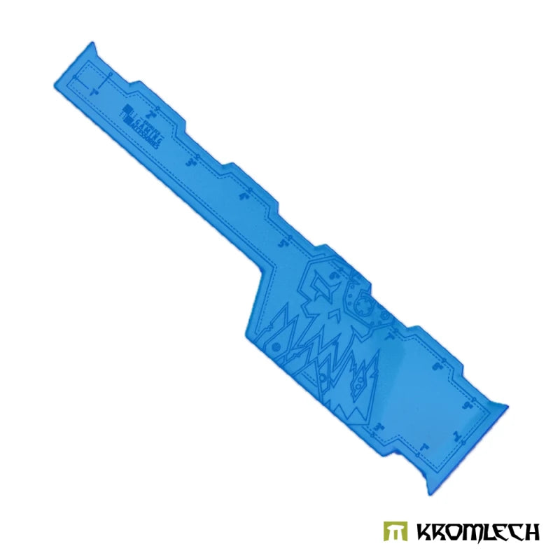 KROMLECH Orc Battle Ruler 9 Inch - Blue