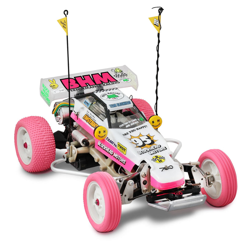 BLOCKHEAD MOTORS x SWEEP Pink Square Armour 1/10 2.2" Buggy Rear Tyre Only 2pc