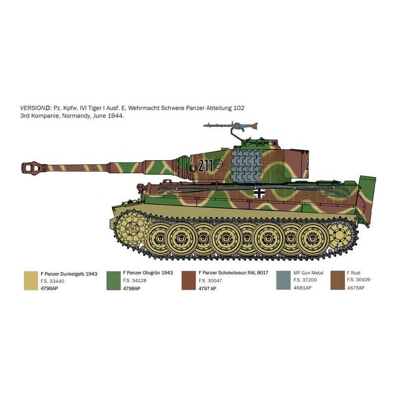 ITALERI 1/35 Pz.Kpfw. VI Tiger I Ausf.E D-Day 80th Anniversary
