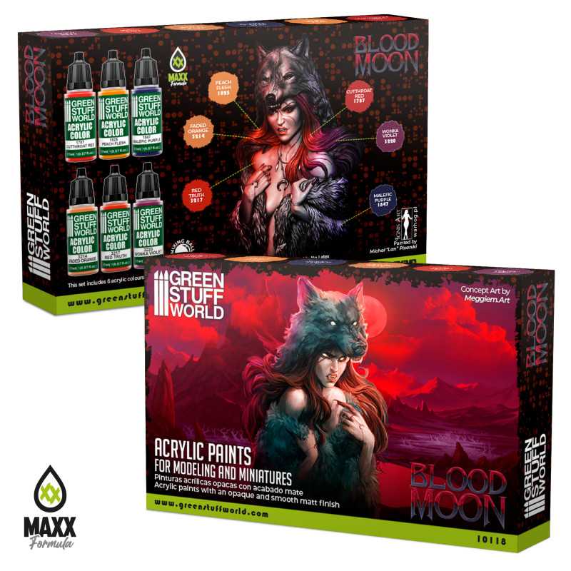 GREEN STUFF WORLD Paint Set - Red
