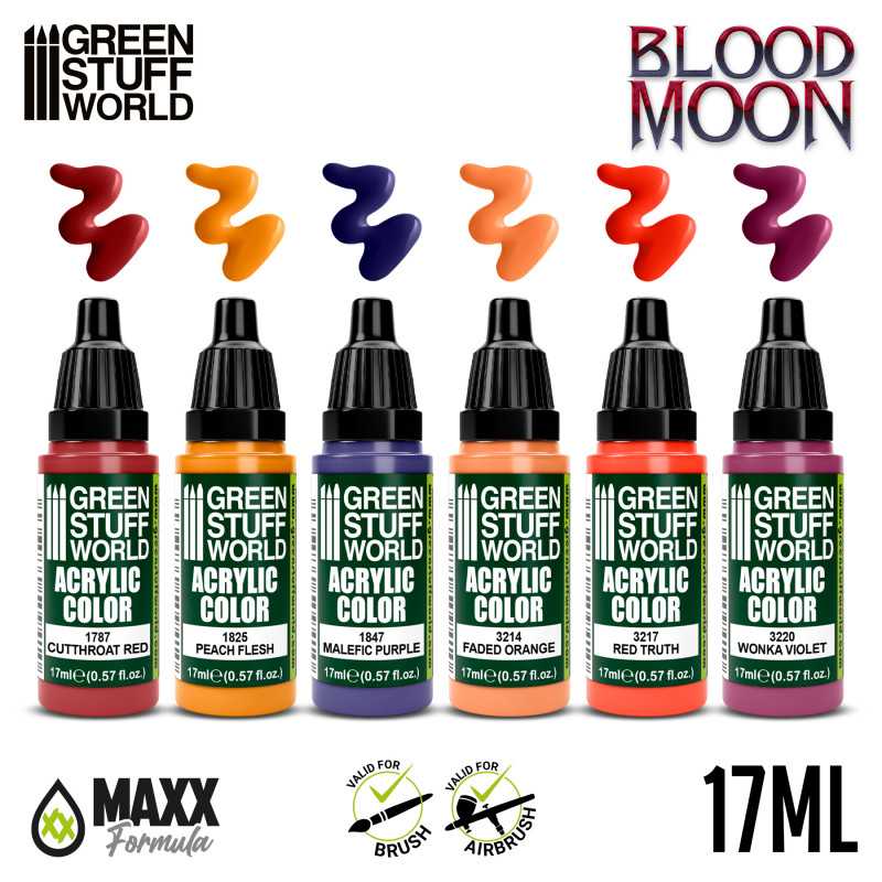 GREEN STUFF WORLD Paint Set - Red
