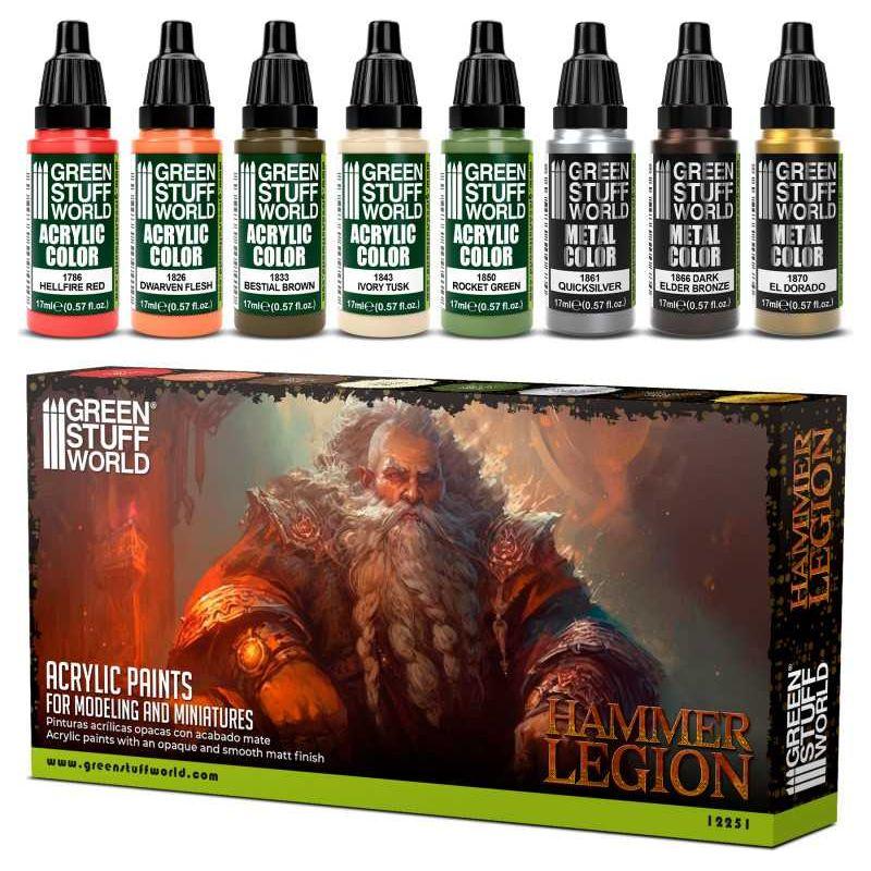 GREEN STUFF WORLD Paint Set - Hammer Legion