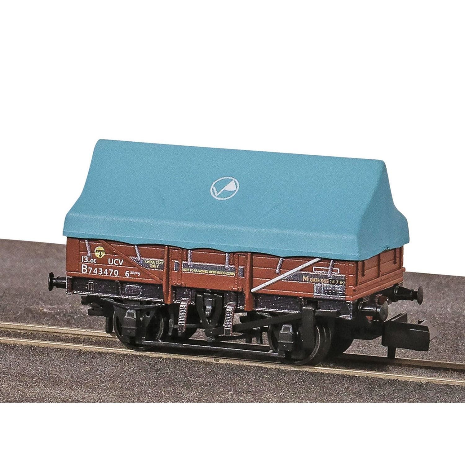 PECO China Clay Hood Wagon, UCV B743470,Bauxite