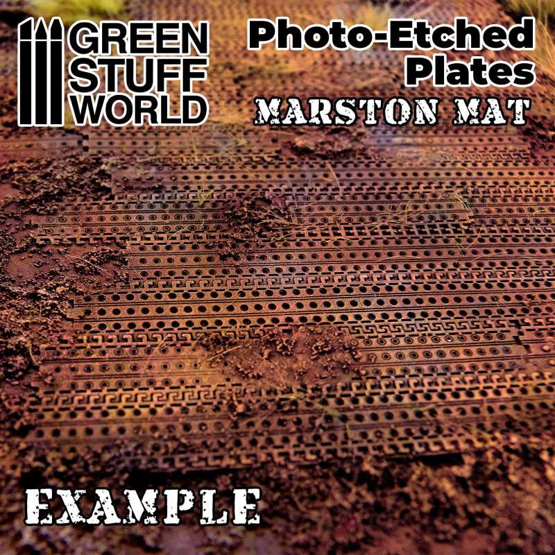 GREEN STUFF WORLD Photo-Etched Plates - Marston Mats 1/48
