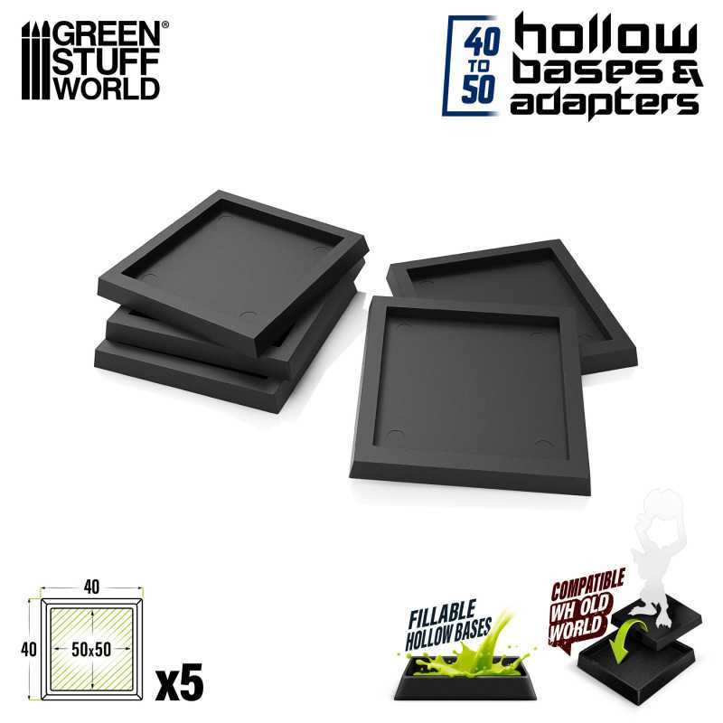 GREEN STUFF WORLD Plastic base adaptor 40 to 50mm
