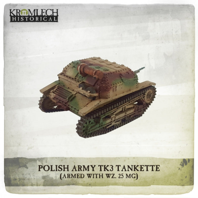 KROMLECH Polish Army TK3 Tankette (Armed with WZ, 25 MG)