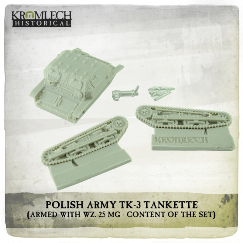 KROMLECH Polish Army TK3 Tankette (Armed with WZ, 25 MG)