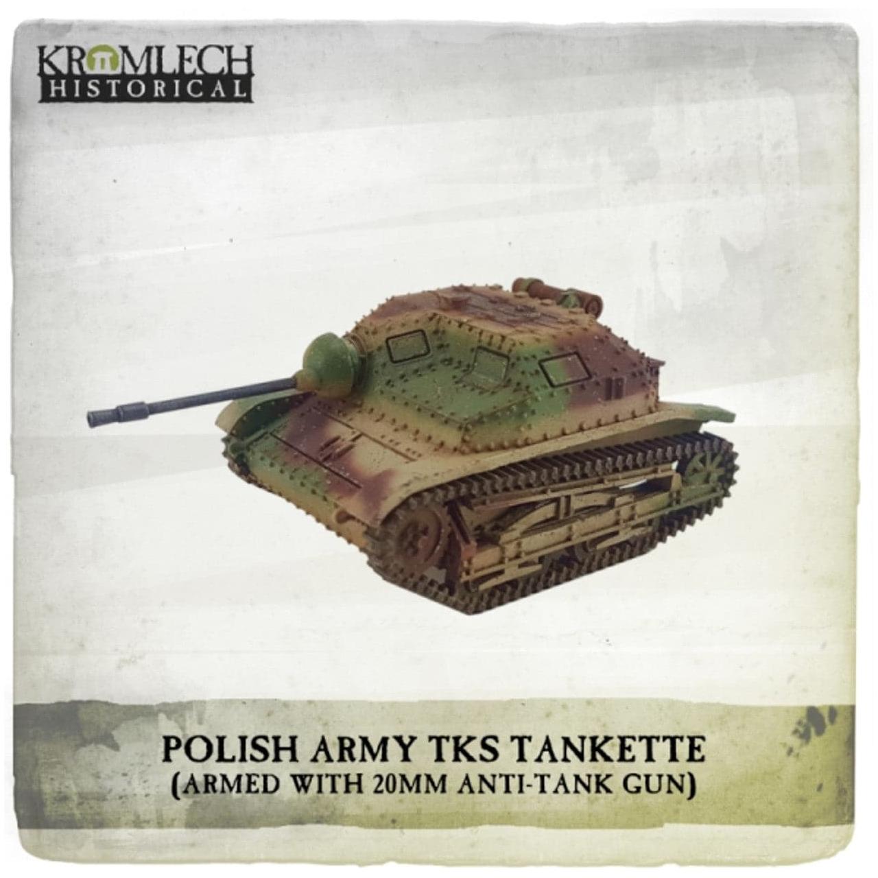 KROMLECH Polish Army TKS Tankette (Armed with 20mm Anti-Tank Gun)