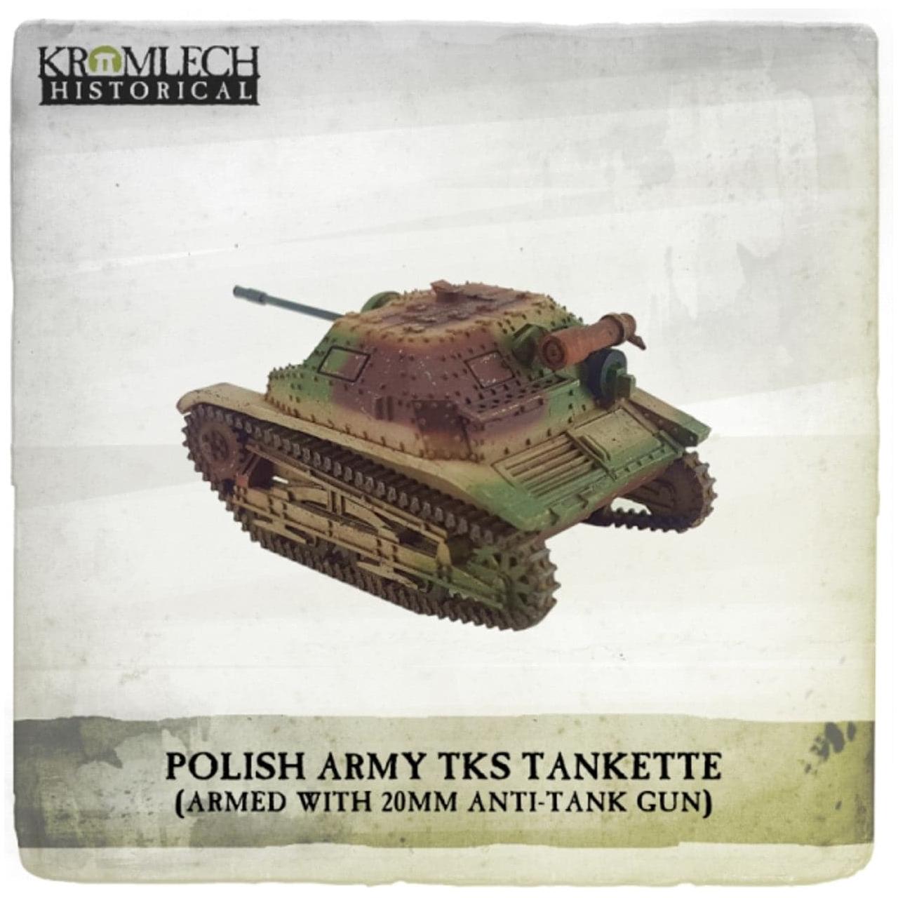 KROMLECH Polish Army TKS Tankette (Armed with 20mm Anti-Tank Gun)