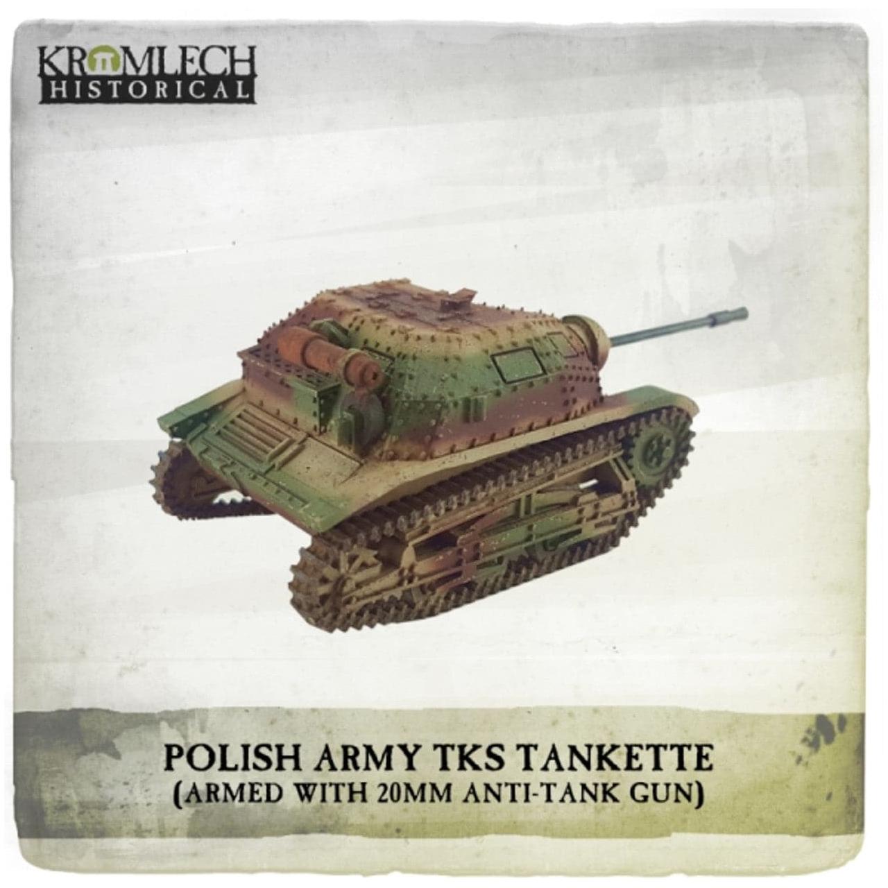 KROMLECH Polish Army TKS Tankette (Armed with 20mm Anti-Tank Gun)