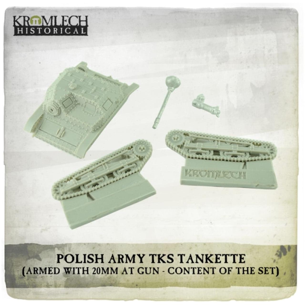 KROMLECH Polish Army TKS Tankette (Armed with 20mm Anti-Tank Gun)