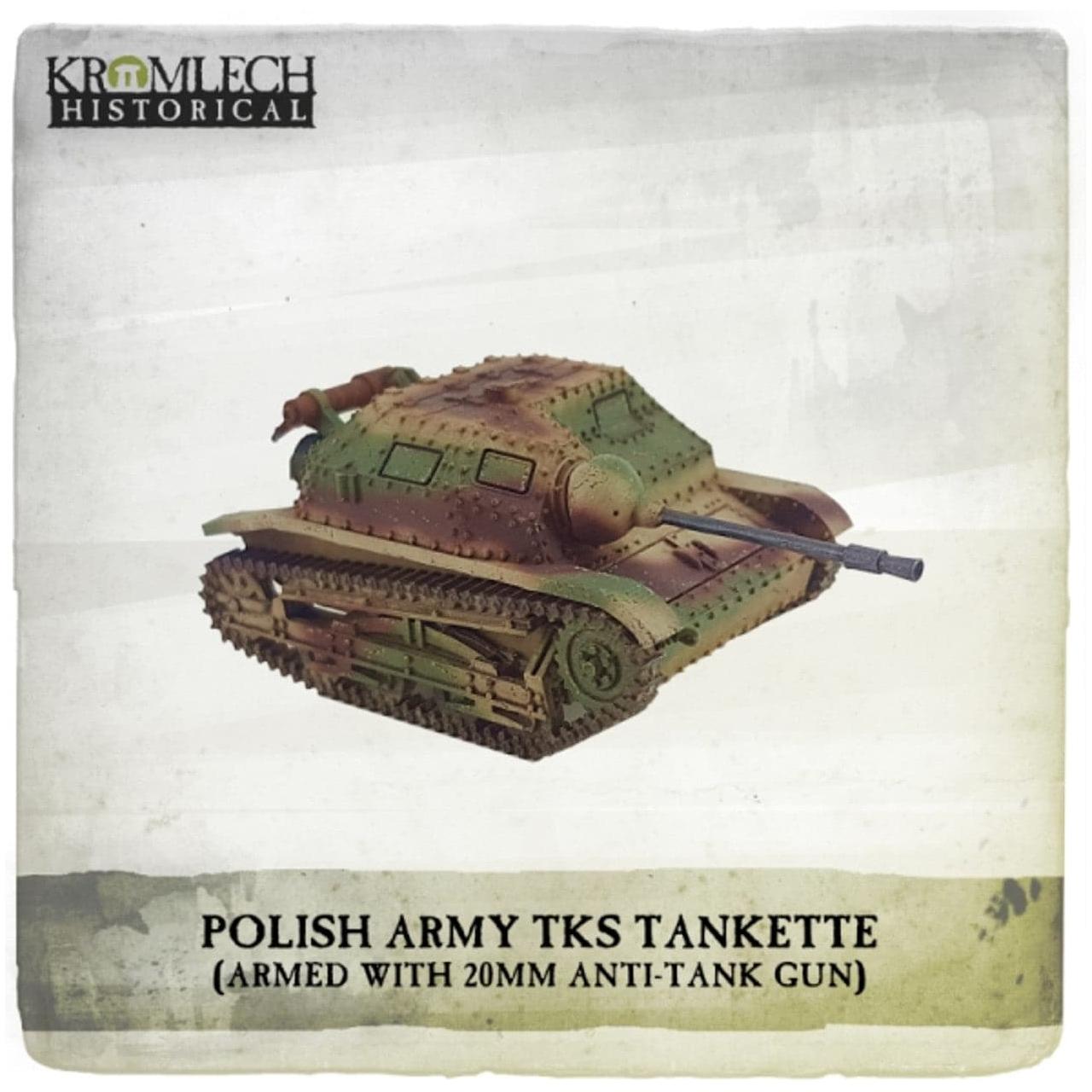 KROMLECH Polish Army TKS Tankette (Armed with 20mm Anti-Tank Gun)