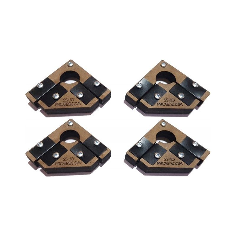 PROSES 90 Degree "Snap & Glue" Large Scale Magnetic Set Squares (4 pcs)