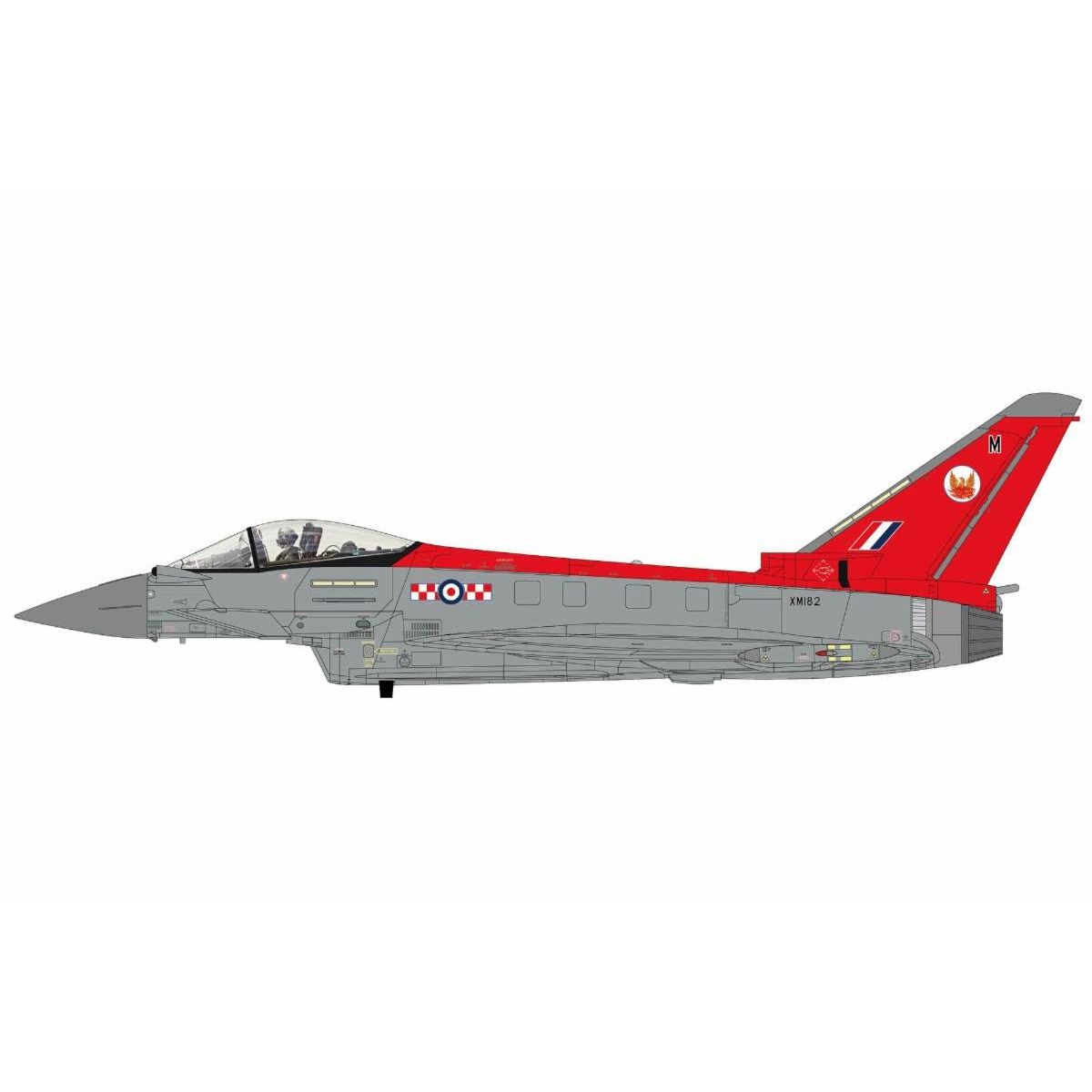 HOBBY MASTER 1/72 Eurofighter Typhoon XM182 No. 56 Sqn 'Firebirds'. RAF (What If Scheme)